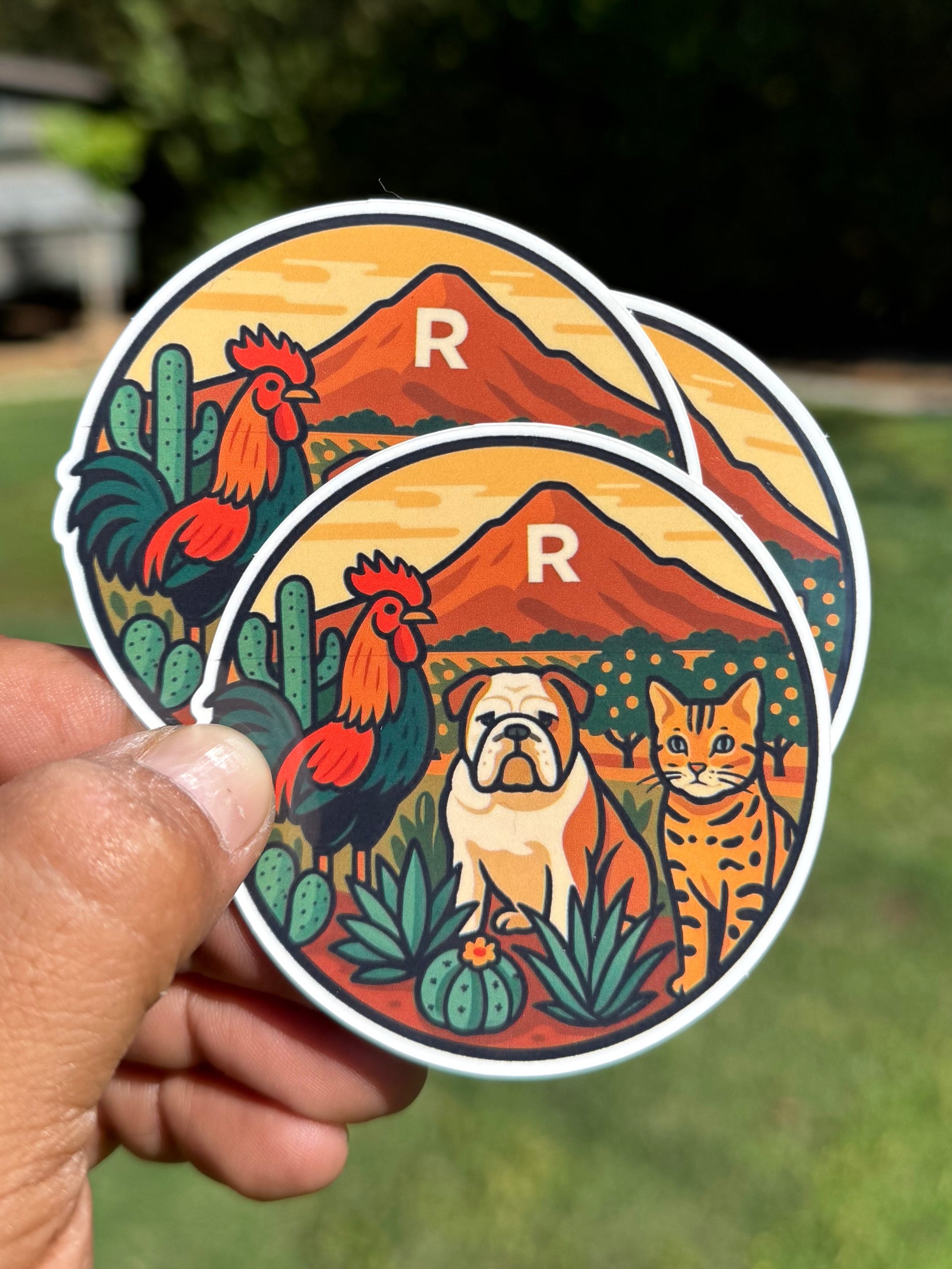 Redlands Cacti Sticker